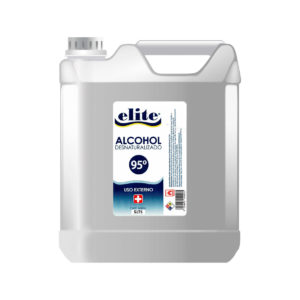 ALCOHOL DESNATURALIZADO 95° ELITE 5 LITROS