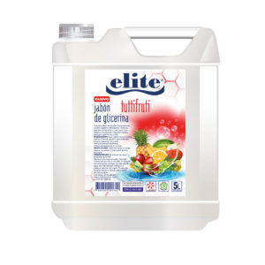 JABON GLICERINA ELITE TUTTIFRUTI 5 LITROS