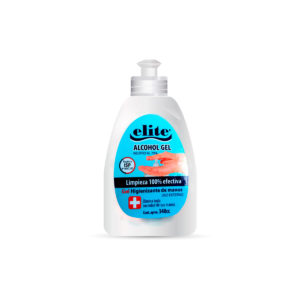 ALCOHOL GEL 70° ELITE 340 ML VALVULA